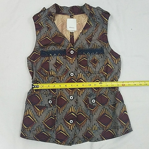 Anthropologie Elevenses African Safari Vest. - Picture 8 of 8